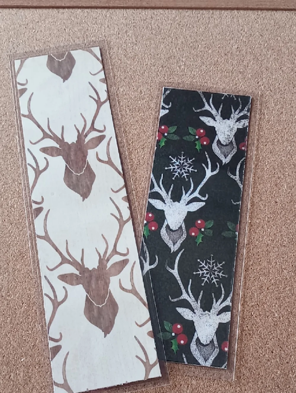 Reversible Christmas Bookmarks💚